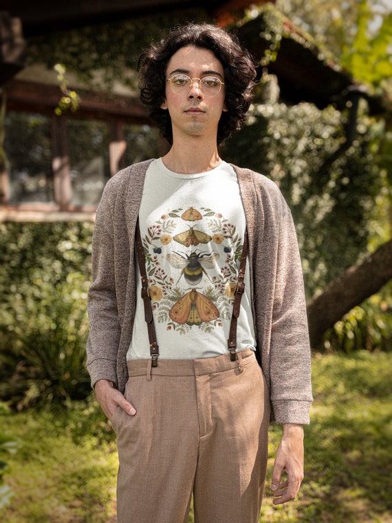 Cottagecore Moth Graphic Tee | Unisex Forestcore Shirt