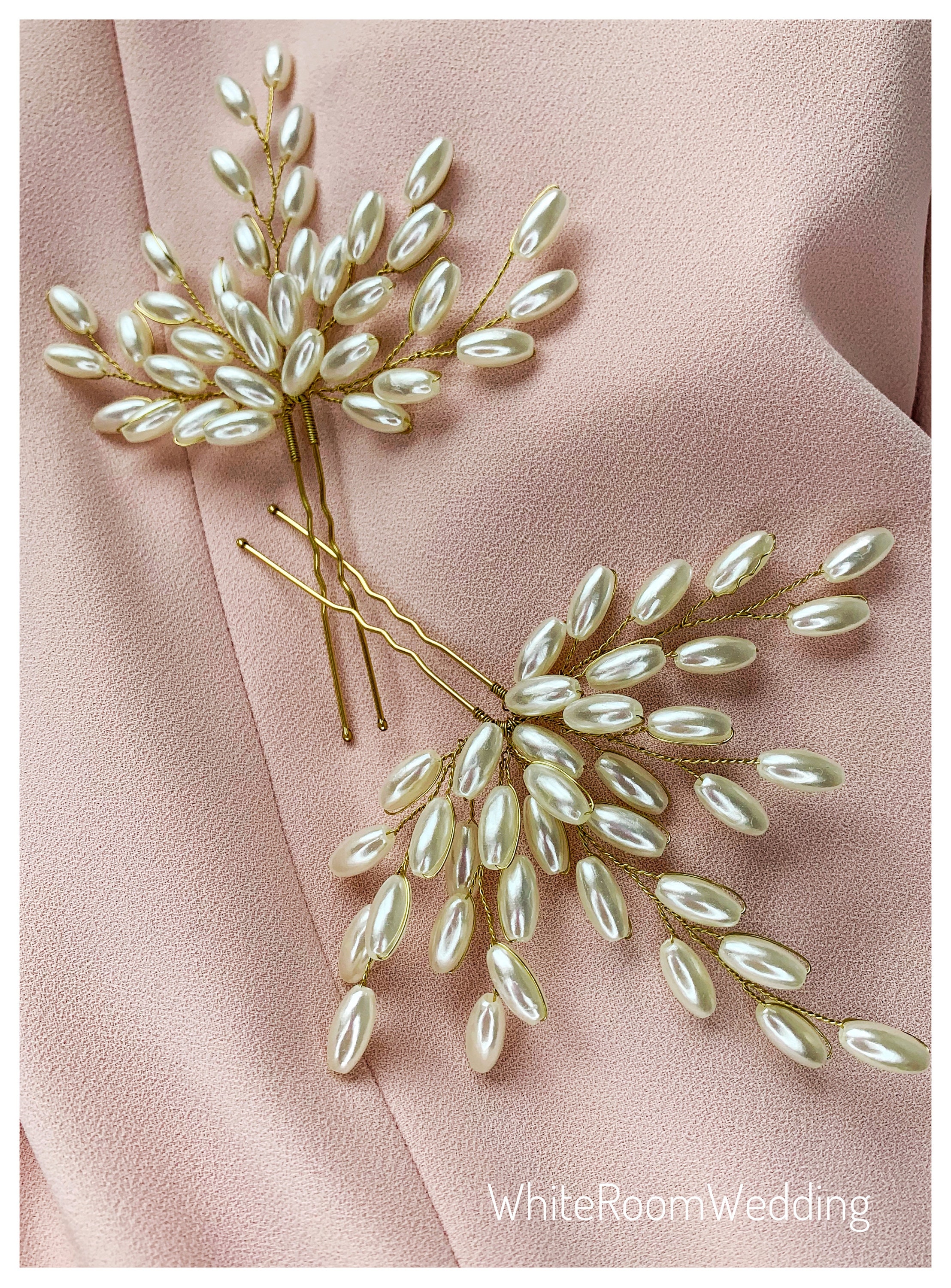 Bridal Hair Pins Wedding Hair Pins Gold Hair Pins Bridal Etsy