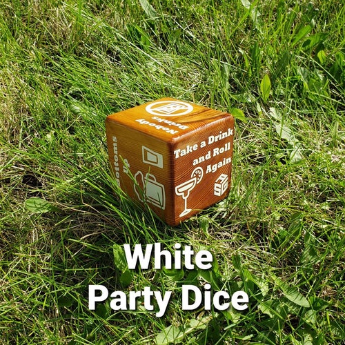 Yard Dice Drinking Game Lawn Games Outdoor Game Wood Etsy