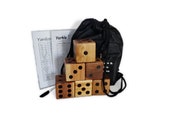 Yardzee Lawn Game, Giant Wooden Dice, Yard Game, Wedding Game, Dry Erase Score Cards, Family Gift, Family Game,