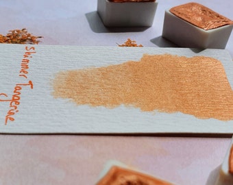 Aquarelle Artisanale Shimmer Tangerine