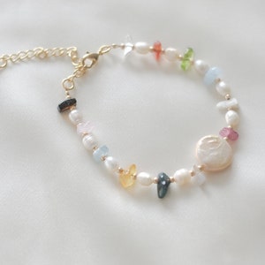 Pearl Bracelet, Friendship Bracelet, Dainty Bracelet, Chunky Bracelet