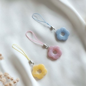 Flower Keychain, Cute Accessories, Flower Keyring, Handmade Keychain