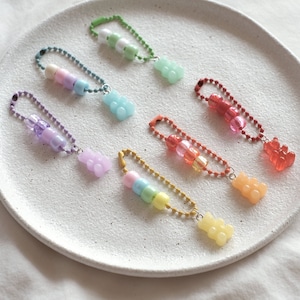 Gummy Bear Key Chain Charm, Kawaii