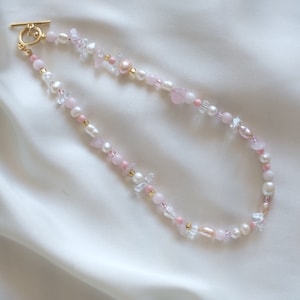 Beaded Necklace, Pearl Necklace, Gemstone Necklace