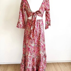 Maxikleid Mujer Verano Boho Hippie Ibiza imagen 5