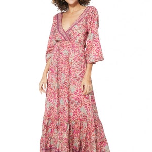 Maxikleid Mujer Verano Boho Hippie Ibiza imagen 2