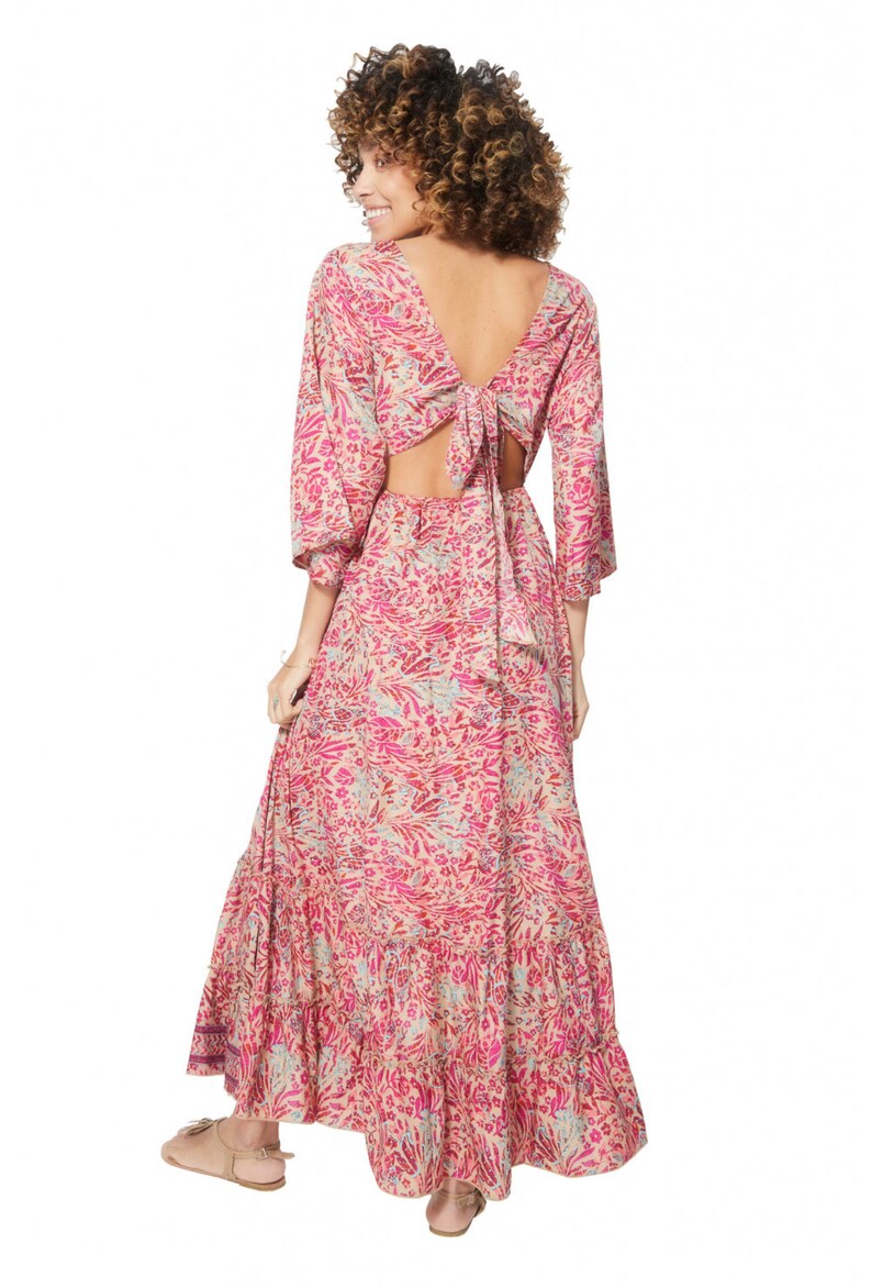 Maxikleid Mujer Verano Boho Hippie Ibiza imagen 1