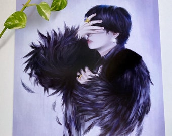 Singularity BTS Original Art Print | High Quality Archival Paper 11&quot; x 14&quot; | Interior Decor, Poster, Gift Inspired by BTS V Taehyung