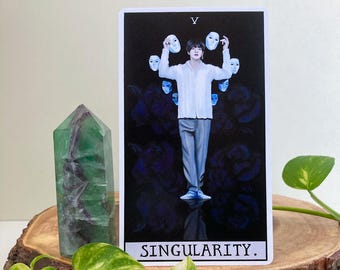 Singularity tarotkaart originele kunstafdruk | Hoogwaardig archiefpapier, 4 x 6 inch, dubbelzijdig | Cadeau geïnspireerd door BTS V Taehyung