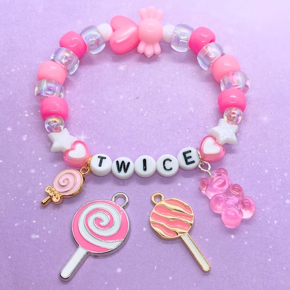Beaded Bracelet - Lollipop Beaded Bracelet - Lollipop