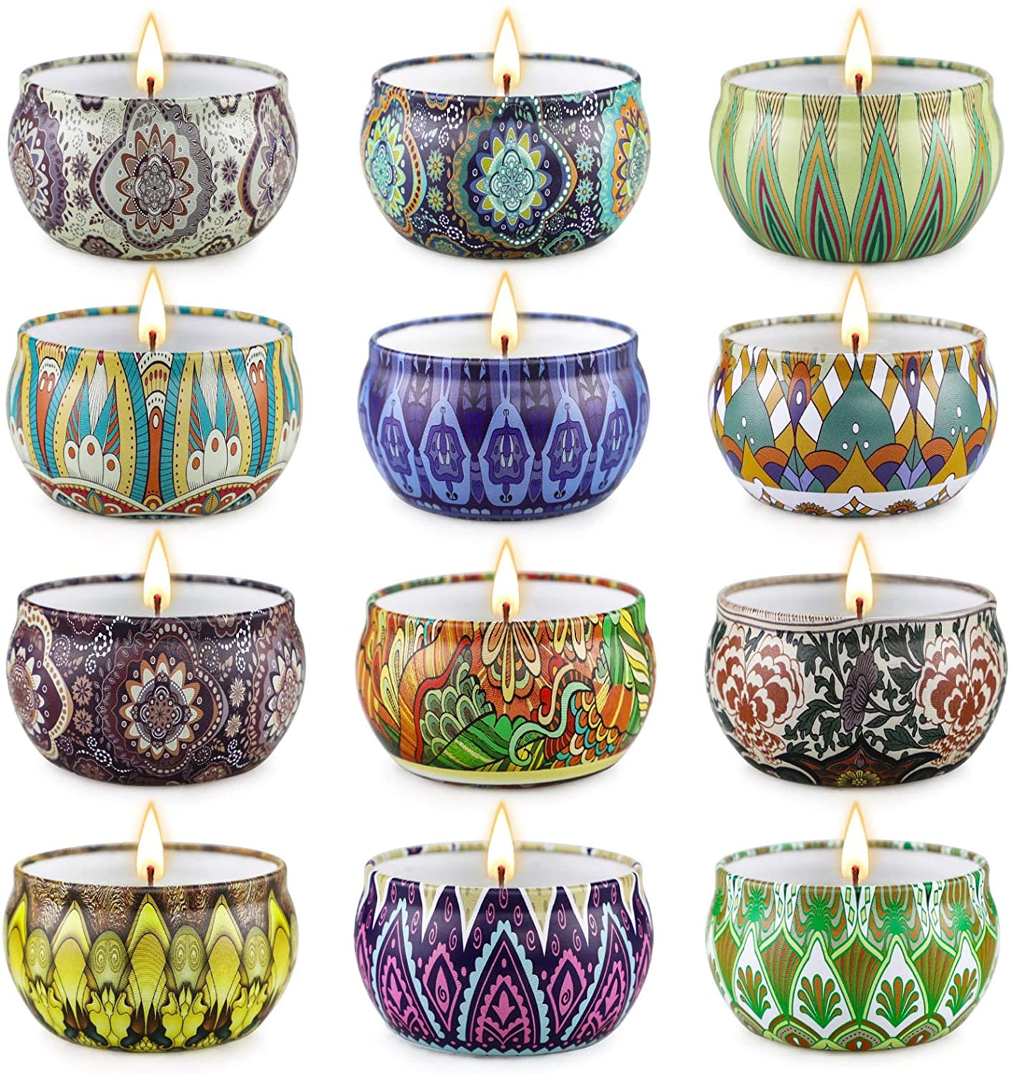 Candles 12 Pack Candle Sets Candles Gifts for Women Soy Wax Etsy