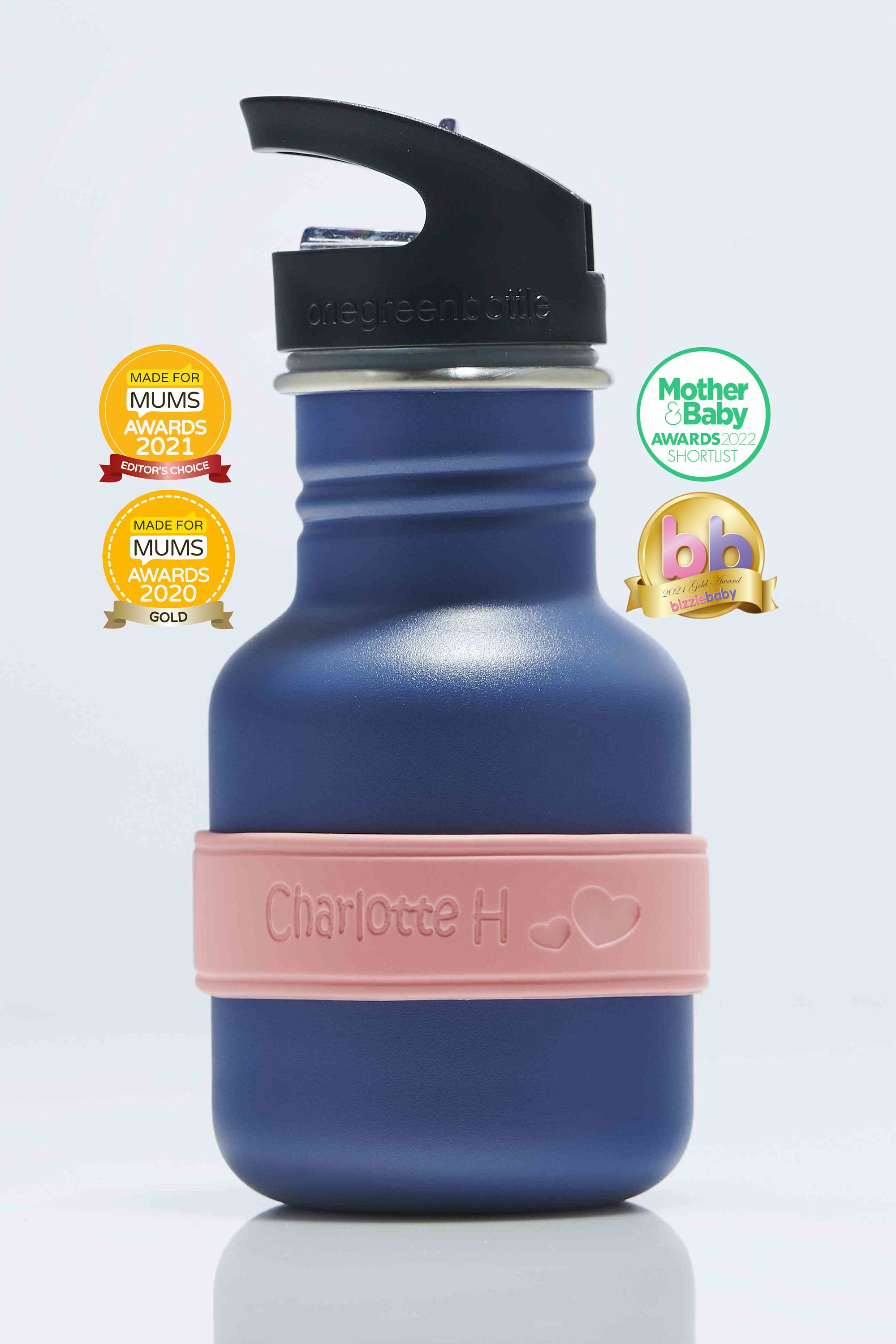 Making Waves In School - Personalized Kids Water Bottle With Straw Lid –  Macorner