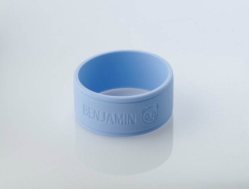 Personalised Bottle Band / Silicone Name Bands for Bottles / Etsy UK