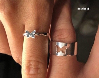 Iflytree 2pcs His and Hers Wedding Engagement Anniversary Band Stainless Steel Matching Ring Set Couples Ring for Lover Gifts Iflytree 2pcs His and Hers Wedding Engagement Anniversary Band Stainless Steel Matching Ring Set Couples Ring for Lover Gifts