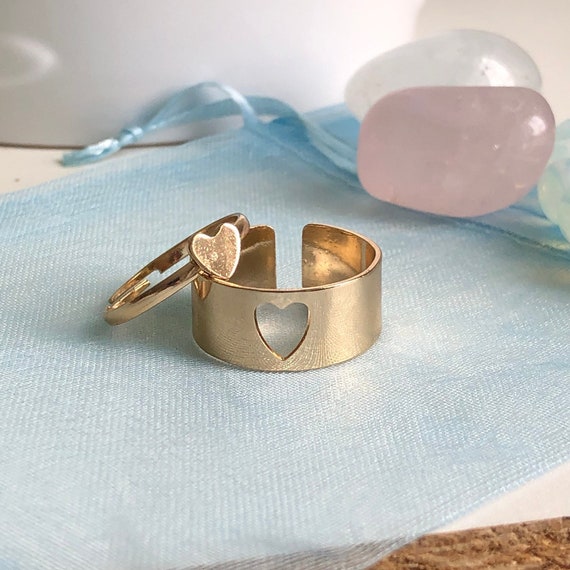 Matching cut out rings deals