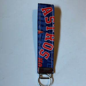 Astros Key Fob Keychain | Fabric Keychain | Sports Keychain | Baseball