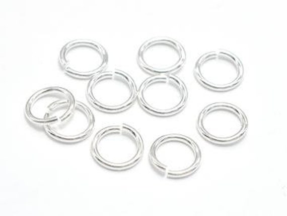 TOAOB 300pcs Silver Plated Open Jump Rings 4mm for Jewelry Making 