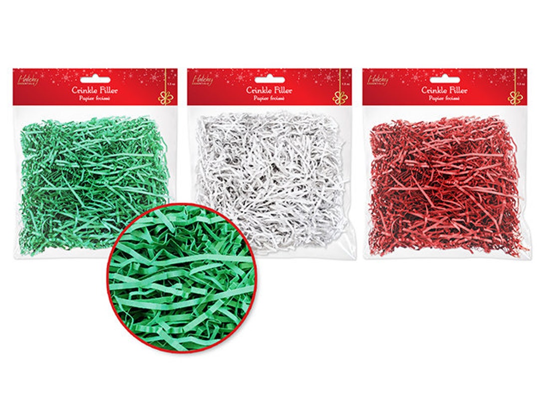 2LB Crinkle Paper Shred, Shredded Paper Filler, Recycled Cut Shreds, Bulk  Eco Packaging for Gift Baskets, Boxes, Bags in Kraft & All Colors 