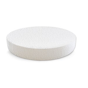 Foam Craft Disc 8 Inch Styrofoam Disk for Art & Crafts (30 Piece Set)