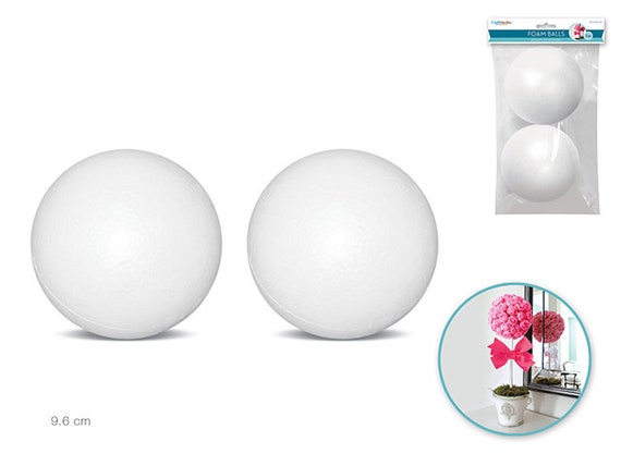 3.8 Polyfoam Balls, 2pc 3.8 Inch Styrofoam Balls, Centerpiece