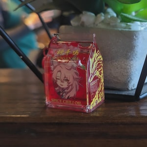 HSR Jiaoqiu/Feixiao/Moze "Jiaoganma" liquid milk carton charm