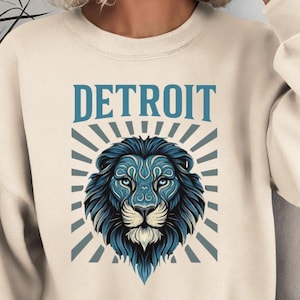 Detroit Lions Crewneck Sweatshirt: Football Fan Apparel