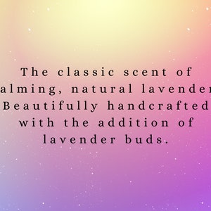 Lavender highly scented soy wax melts Botanical melts Vegan Eco-Friendly Cruelty free Plastic free packaging Highly fragranced image 7