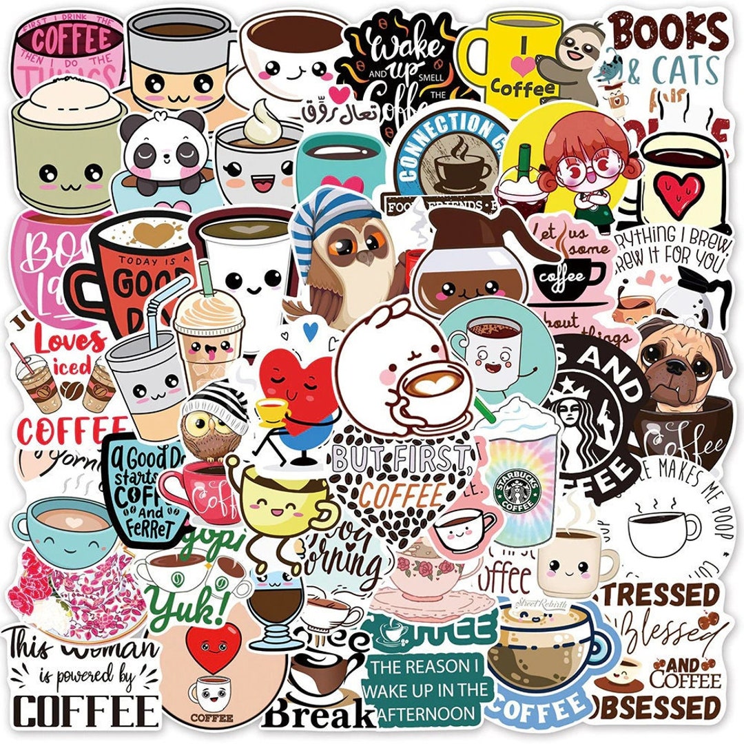 10,30,50pcs Retro Aesthetic Sticker Pack, Cartoon Vsco Stickers for Laptop,  Hydroflask, Diary, Journal, Planner Stationery, Waterproof Lot 