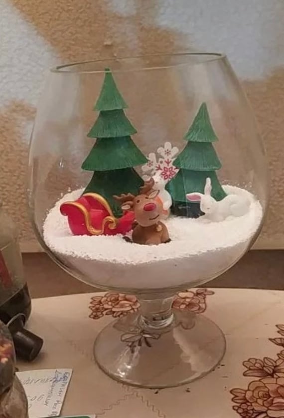1 bolsa de nieve Artificial para decoración navideña, copos de nieve secos  de plástico, Escena de fiesta de Navidad, accesorios DIY, suministro de