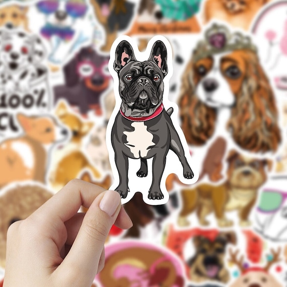 10,40,80 Stk. Süße Hunde Sticker Pack, Lustige Kawaii Cartoon