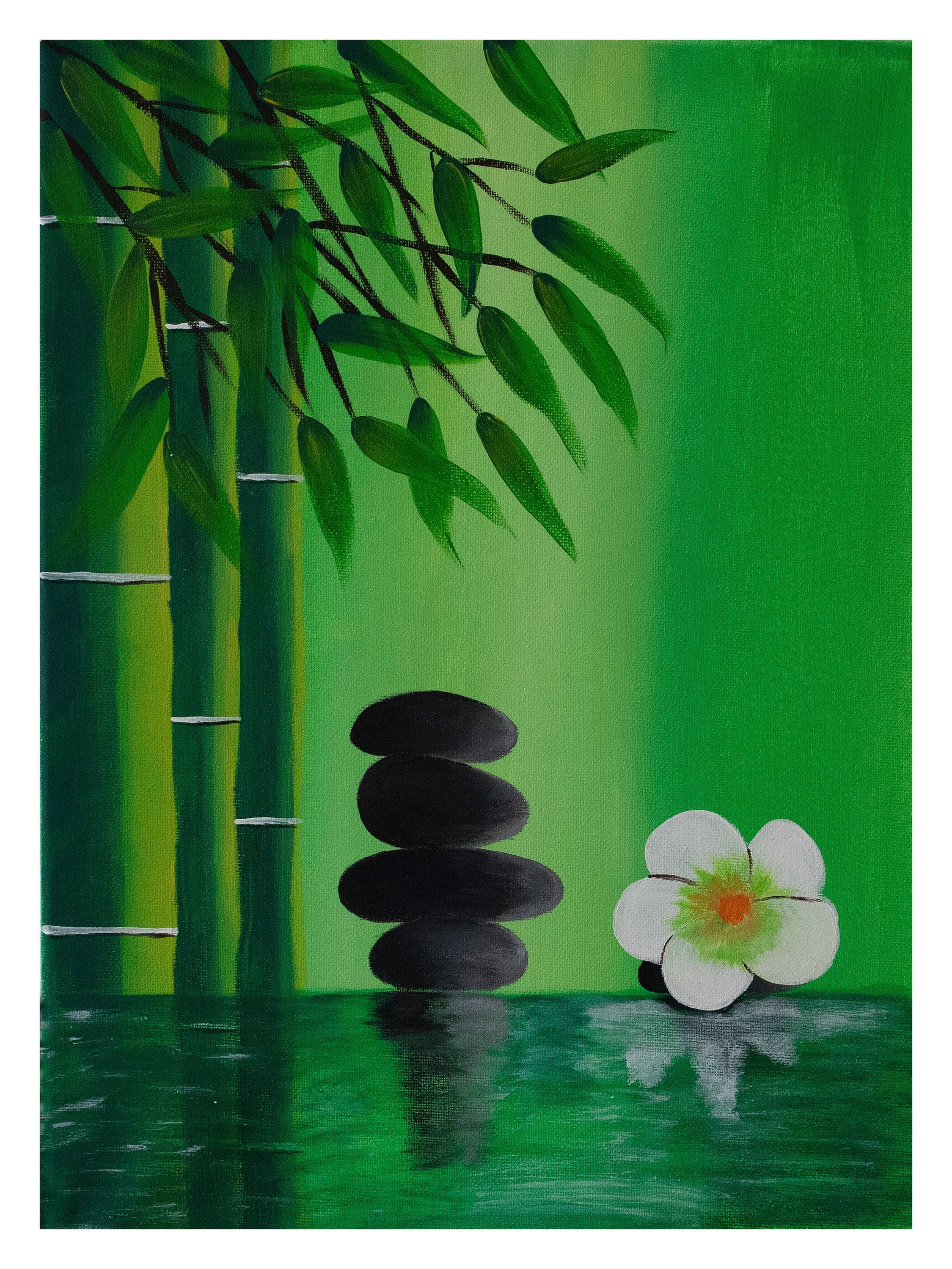 Acrylic Zen Painting Peaceful vibe Etsy