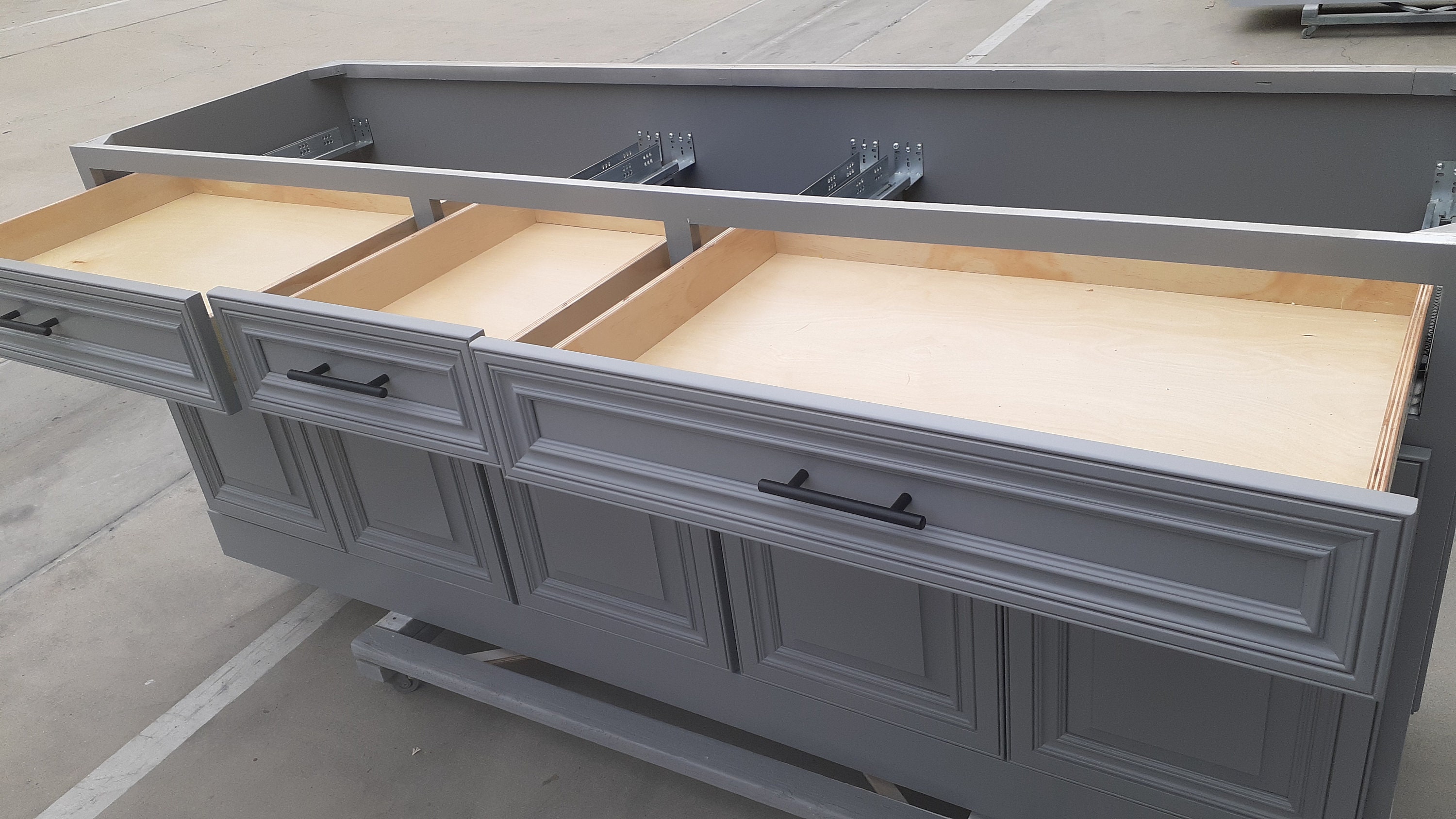 6ft Isla de cocina gris w / o top / legs bienvenida | Etsy