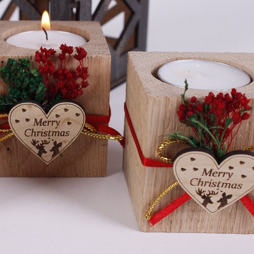 Christmas Personalized Candle Favors Christmas Gifts Etsy Australia