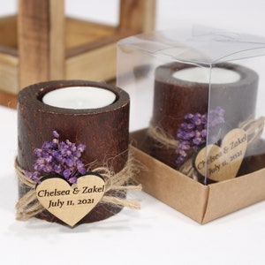 Wedding Party Favors for Guests in Bulk, Wedding Bulk Favor, Rustic Wedding Favors, Baby Shower Favor, Tealight Holder, Bridal Shower Candle