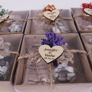 50 pcs Wedding Favors For Guest in Bulk / Turkish Coffee / Baby shower favors/ Wedding Chocolate Favors/ Wedding Gifts/Gastgeschenk hochzeit