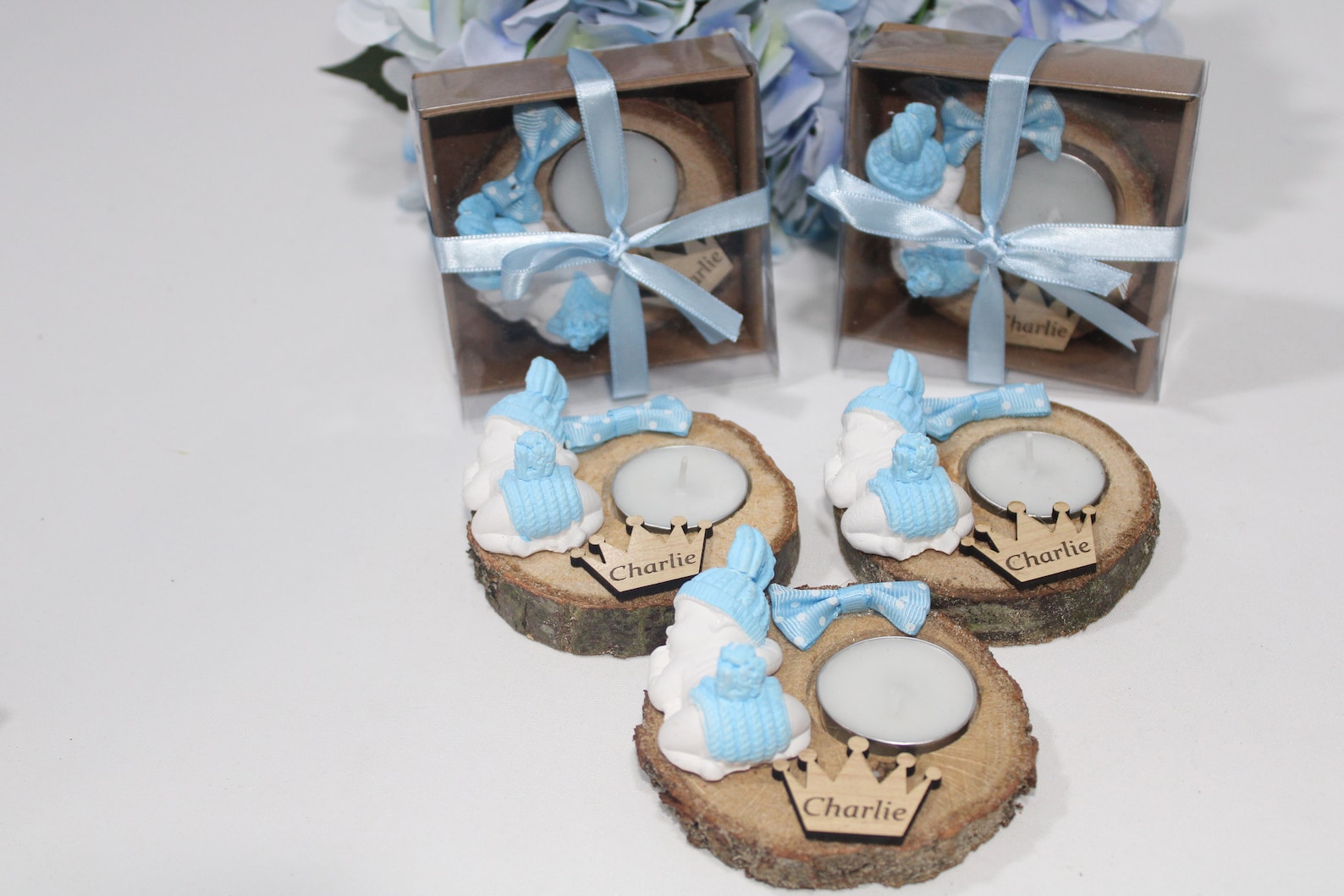Handmade Baby Shower Bulk Wooden Candle Favors Baby Shower Etsy