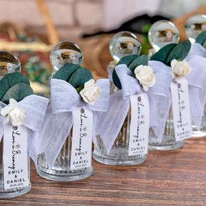 Personalized Wedding Favors, Glass Bottle, Bridal Shower Favors, Glass Cologne Bottle, Engagement Gifts, Wedding Guest Favors, Wedding Gifts