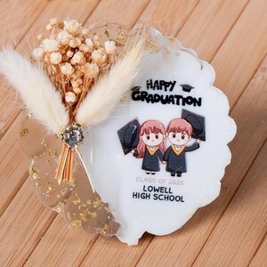 Graduation Party, Epoxy Magnet Favors, Graduation Favors, Class of 2025, Custom Fridge Magnet, 2025 Graduation Magnet, College Graduation