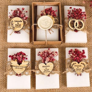 Personalized Scented Soap, Wedding Favors for Guests, Bridal Shower Soap Favors, Natural Handmade Soap Bar, Floral Soap, Wedding Soap Favors