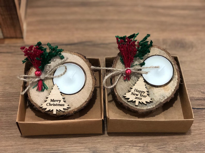 Christmas Gifts Christmas Personalized Candle Favors Etsy