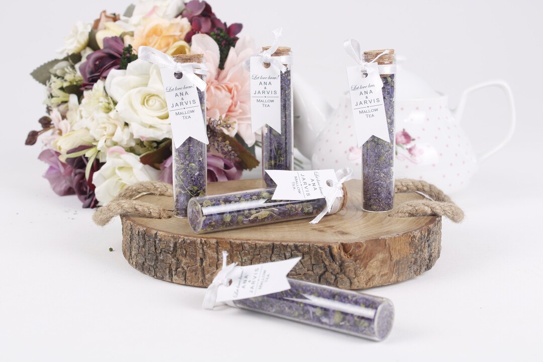 Wedding Tea Favors for Guests in Bulk | Rustic Wedding Favors | Unique ...