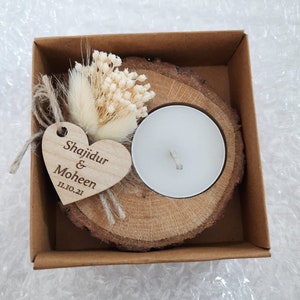 Handmade Wedding Party Favors for Guests, Rustic Wedding Favors Bulk, Unique Favors, Tealight Holders, Personalized Wedding Thank You Favors