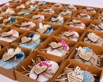Wedding Scented Soap Bulk, Personalized Wedding Favors for Guests, Bridal Shower Soap Favors, Soap Gifts, Soap Favors Wedding, Handmade Soap