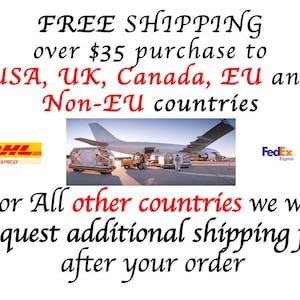 Custom Order or Express Shipping image 1