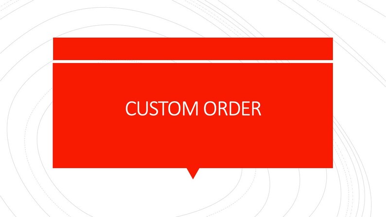 Custom Order or Express Shipping Bild 2
