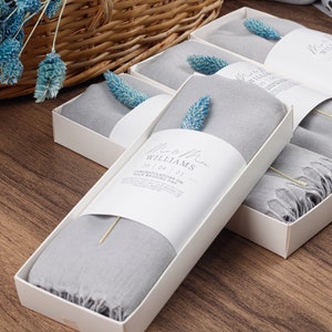 Pashmina gris clair, châle pashmina, châle personnalisé, écharpe de mariage, châle de demoiselle d&#39;honneur, châle pashmina, châles pour mariage, châle de mariage