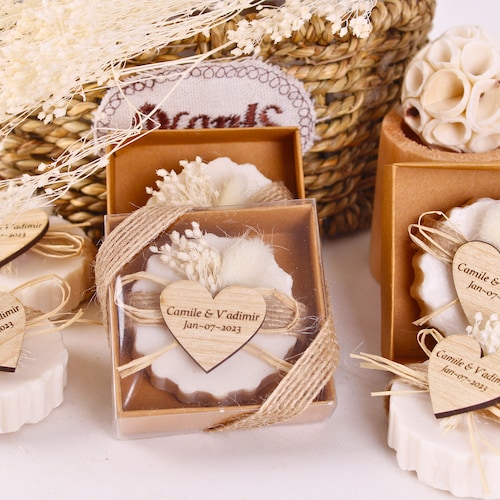 Wedding Scented Soap Bulk, Personalized Wedding Favors for Guests, Bridal Shower Soap Favors, Soap Gifts, Soap Favors Wedding, Handmade Soap