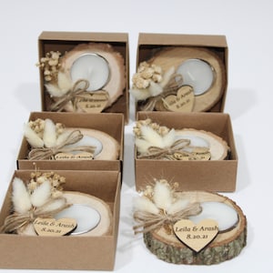 Bomboniere per matrimoni fatte a mano per gli invitati, bomboniere rustiche per matrimoni all'ingrosso, bomboniere uniche, portacandele, bomboniere di ringraziamento personalizzate per matrimoni