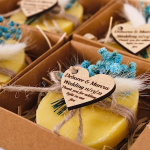 Wedding Scented Soap Bulk, Personalized Wedding Favors for Guests, Bridal Shower Soap Favors, Soap Gifts, Soap Favors Wedding, Handmade Soap